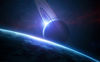 Planet ring sky star bright 2 - a planet free wallpaper