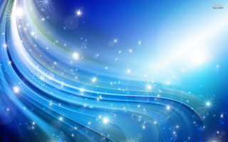 Blue background stars swirling light - white star free wallpaper for desktop
