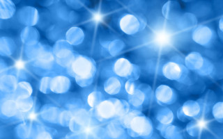 Blue background white stars blurry - light and space free wallpaper for desktop