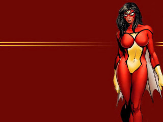 Woman red yellow costume bat - a bat free wallpaper for desktop