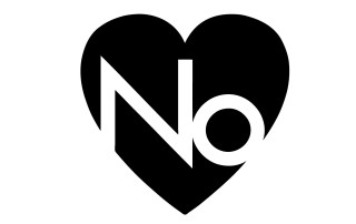 Black white heart letter n - a screenprint free wallpaper for desktop