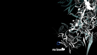 Black white plant leaves stem - artwork free wallpaper for desktop