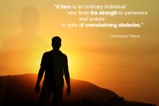 Silhouette man hero sports life - christopher rush free wallpaper