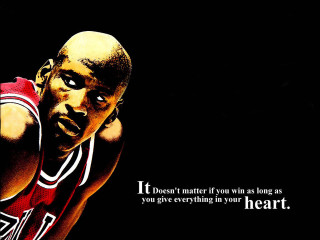 Basketball player quote give everything - realism free wallpaper