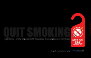 Quit smoking no smoking red - sign free wallpaper