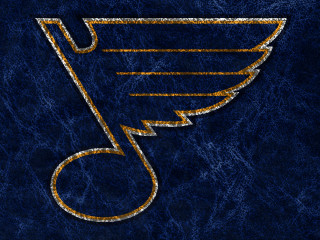 Hockey logo blue background gold - blueprint free wallpaper