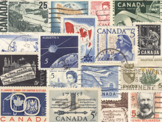Canadian stamps collage flag jigsaw - allen tupper true free wallpaper for desktop