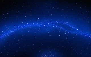 Blue background stars lightning curved - galaxy free wallpaper
