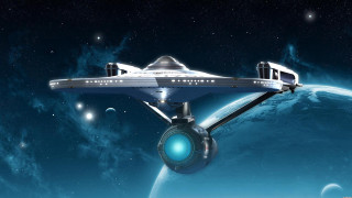 Futuristic ship space over planet - a futuristic space ship free wallpaper