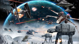 Star wars vehicles sky planet 2 - scene free wallpaper