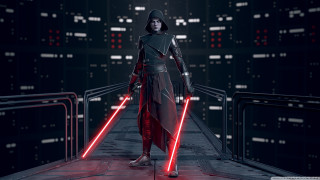 Woman star wars outfit bridge - her hand and a sword free wallpaper for desktop