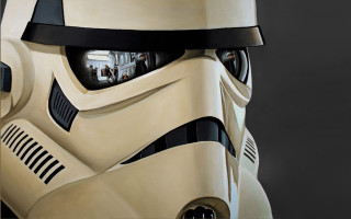 Star wars helmet people background - detailed oil painting free wallpaper