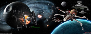 Star wars spaceship space station 3 - scene free wallpaper
