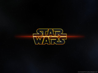Star wars logo red light - a red light in the middle of it free wallpaper