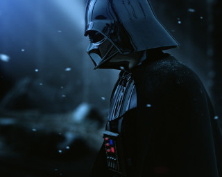 Darth vader helmet dark sky 4 - a darth vader helmet free wallpaper