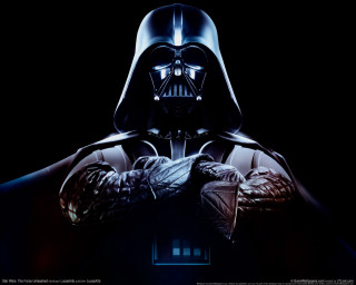 Darth vader poster hands folded 2 - war free wallpaper for desktop