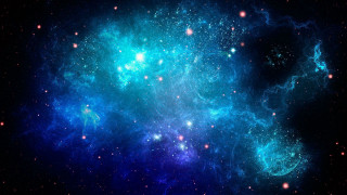 Blue green space stars dust 2 - felixkelly free wallpaper