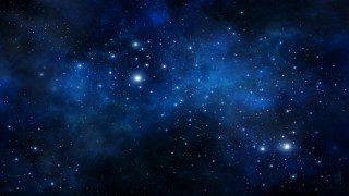 Stars blue sky black background - space free wallpaper
