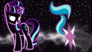 Cartoon pony star background purple - a cartoon pony free wallpaper