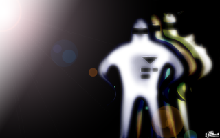 Blurry man alcohol bottle background - anamorphic len free wallpaper