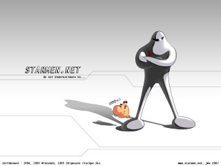 Cartoon character computer screen mouse - a mouse free wallpaper