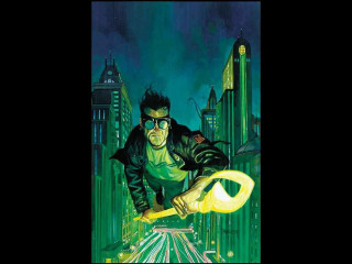 City night man hammer green - ashcan school free wallpaper