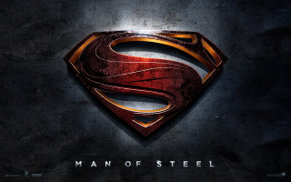 Superman logo man of steel 2 - symbol free wallpaper for desktop
