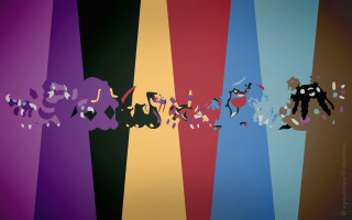 Colorful abstract images black cat - pokemon free wallpaper for desktop