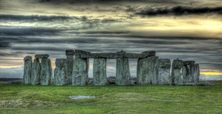 Stonehenge field cloudy sky clouds - carl critchlow free wallpaper