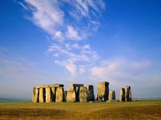 Large stone structure field blue - carl critchlow free wallpaper