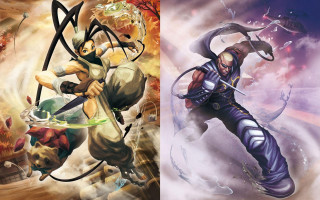 Man woman bow arrow archery - their hand and a man free wallpaper