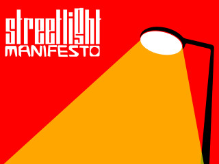 Street light red yellow poster - ambient light free wallpaper