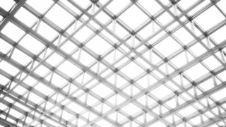 Black white ceiling pattern squares - david chipperfield free wallpaper