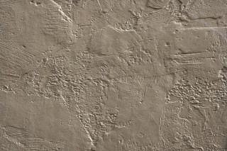 Cracked wall with clock side - side of it free wallpaper