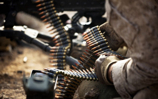 Close up machine gun background - 30mm free wallpaper for desktop