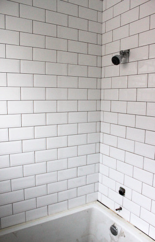 White tiled bathroom mosaic shower - a mosaic free wallpaper for mobile