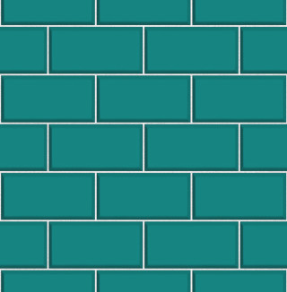 Blue brick wall white border 2 - minimalism free wallpaper for tablet