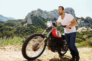 Man dirt bike dirt road - bryan organ free wallpaper