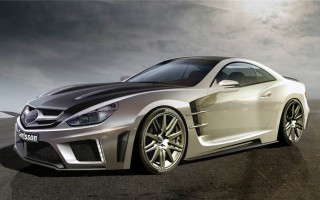 Silver sports car black hood - a silver sports car free wallpaper