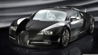 Black bugatti white stripe hood - hood free wallpaper