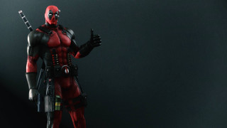 Deadpool gun pointing action character - a deadpool character free wallpaper