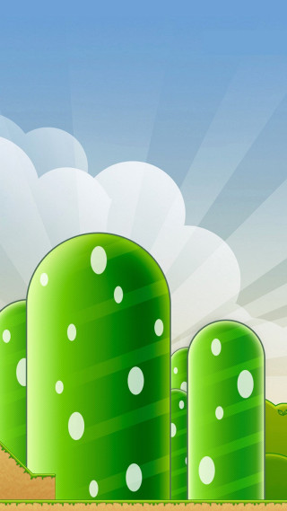 Green desert cartoon sky clouds - white cloud free wallpaper for mobile