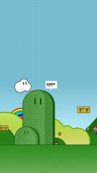 Castle rainbow cloud speech bubble - free gaming wallpaper