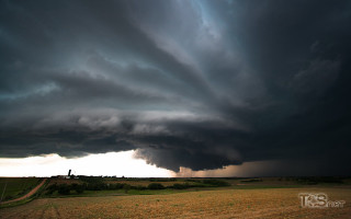 Storm cloud field distance sky 2 - derek hill free wallpaper