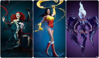 Woman wings body paint photos - marvel comic free wallpaper