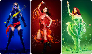 Woman costumes different colors photos - a costume free wallpaper