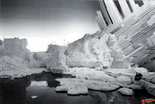 Rocky water ice chunks building - cerith wyn evans free wallpaper