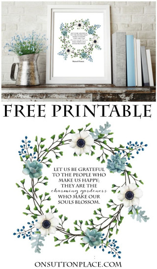 Flower wreath quote image duplicate - a quote below free wallpaper