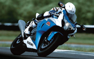 Motorcycle race track forest grass - filter free wallpaper