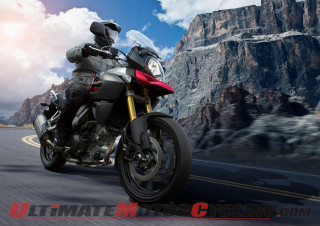 Man riding motorcycle mountain range - cloud and sun free wallpaper for desktop